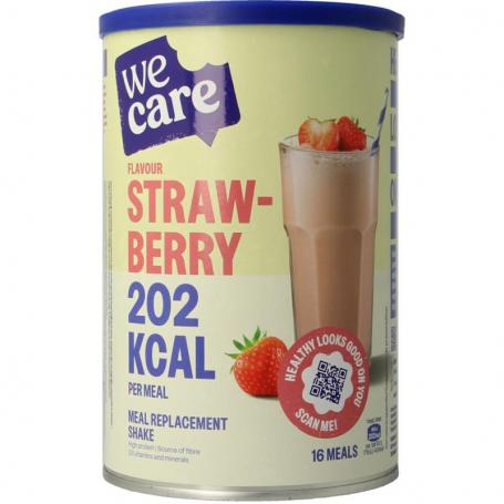 Meal replacement shake strawberry van Wecare