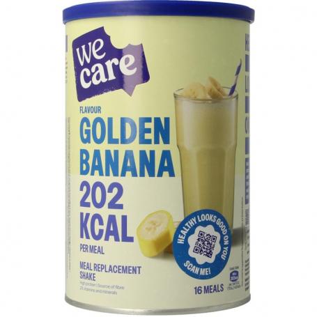 Meal replacement shake golden banana van Wecare