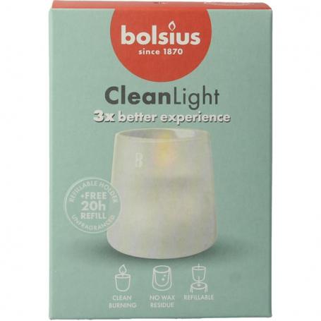 Clean Light starterkit houder wit - incl. geurloze van Bolsius