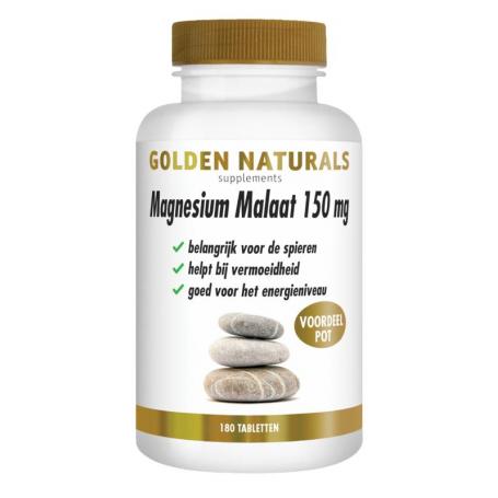 Magnesium malaat vegan van Golden Naturals