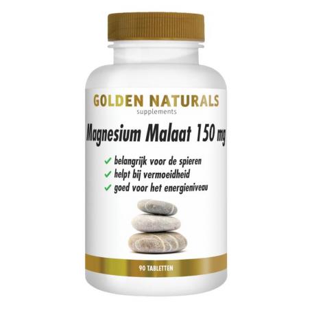Magnesium malaat vegan van Golden Naturals