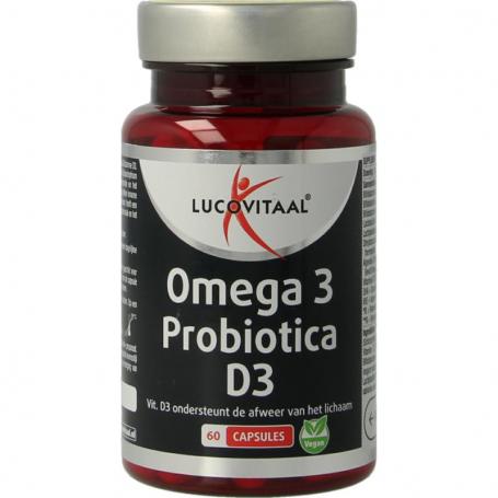 Omega 3 probiotica D3 vegan van Lucovitaal