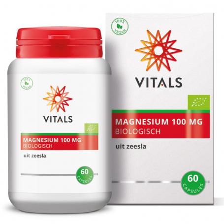 Vitals Magnesium 100mg bio (60 capsules) van Vitals