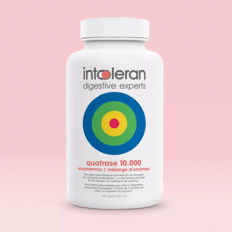Intoleran Quatrase 10.000 (108 capsules) van Intoleran