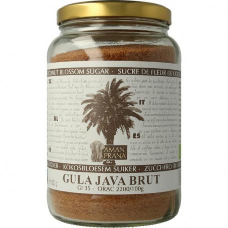 Gula java brut bio van Amanprana