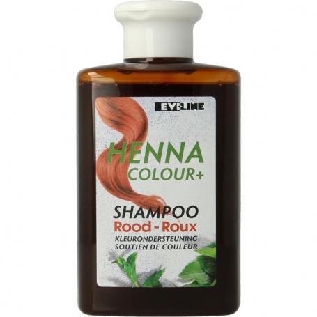 Shampoo colour + rood van Henna Cure & Care