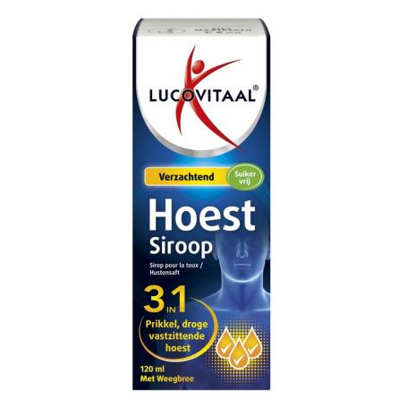 Hoestsiroop 3 in 1 van Lucovitaal
