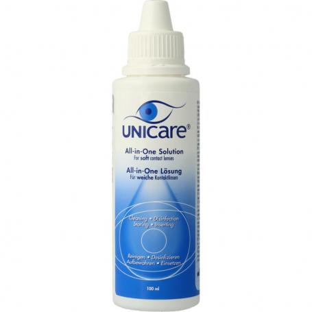 Alles-in-een vloeistof zachte lenzen van Unicare