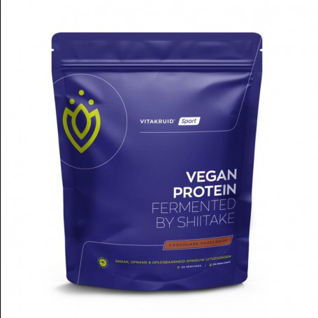 Vitakruid Vegan Protein gefermenteerd - chocolade (921 gram) van Vitakruid