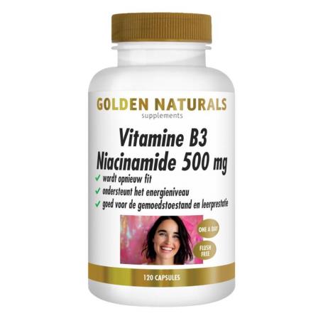 Vitamine B3 niacinamide van Golden Naturals