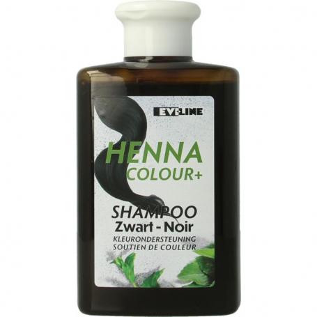 Shampoo colour + zwart van Henna Cure & Care