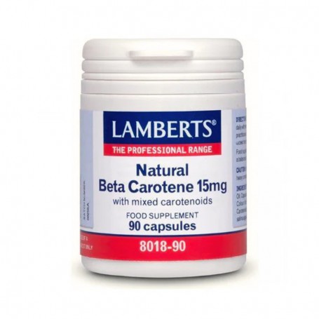 Lamberts Vitamine A 15mg beta caroteen (90 capsules) van Lamberts