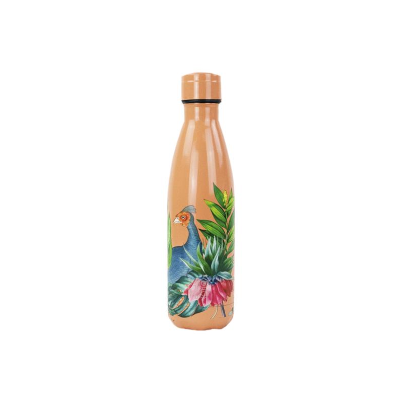 Gourde Isotherme 500 Ml Rose Pastel - Hauteur 26 Cm, Diamètre 7 Cm - Garde Vos Boissons Chaudes Ou Froides