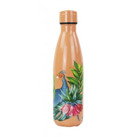 Drinkfles botanique pauw isotherm 500ml van Yoko