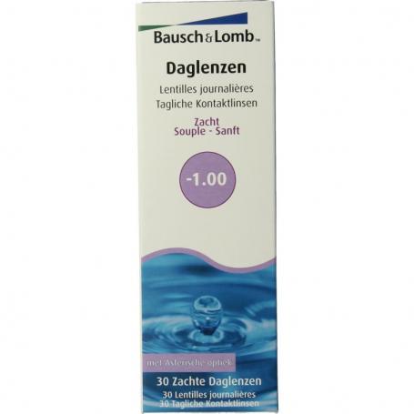 Daglenzen -1.00 van Bausch & Lomb