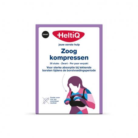 Zoogkompressen zwart van Heltiq