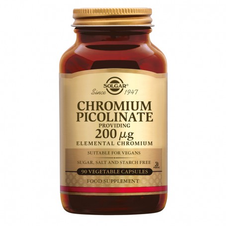 Solgar Chromium (Chroom) Picolinate 200 mcg (90 capsules) van Solgar