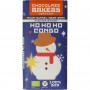Kerstreep ho ho ho Congo 68% puur bio van Chocolatemakers