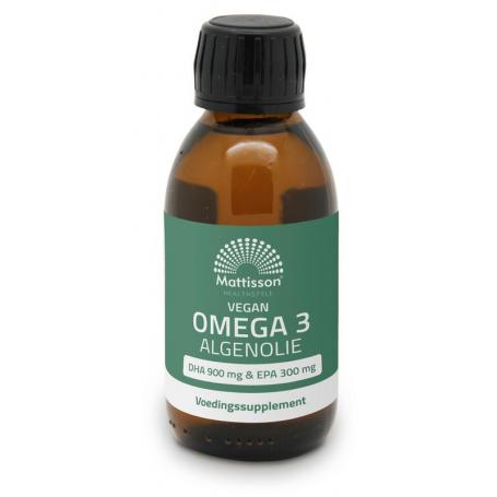 Algenolie 1200mg omega DHA EPA triglyceridenvorm van Mattisson