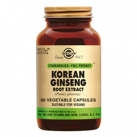 Solgar Korean Ginseng Root Extract (60 capsules) van Solgar