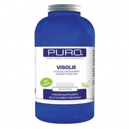 Puro Visolie Omega 3 (365 capsules) van Puro Food Supplements