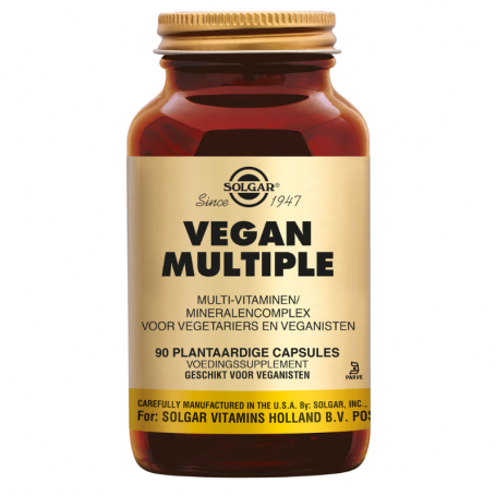Solgar Vegan Multiple Multivitamine voor Veganisten (90 capsules) van Solgar