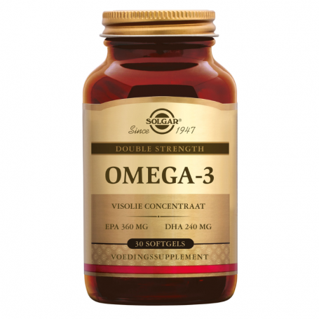 Solgar Omega 3 (Visolie) Double Strength (30 softgels) van Solgar