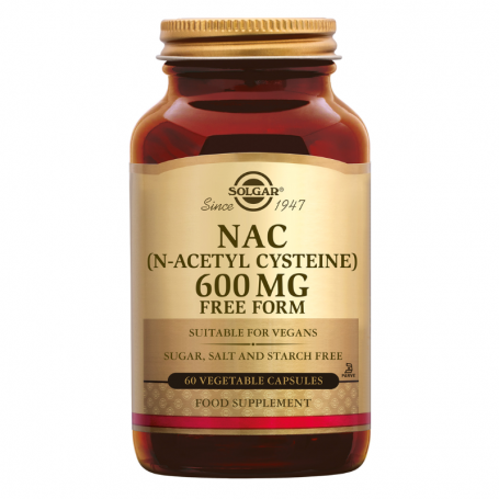 Solgar NAC 600 mg (60 capsules) van Solgar