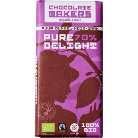 Pure delight 70% puur bio van Chocolatemakers