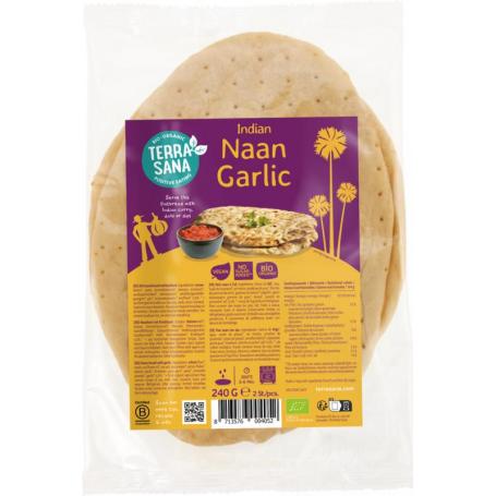 Naan knoflook bio van Terrasana