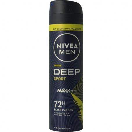 Men deodorant spray deep sport van Nivea