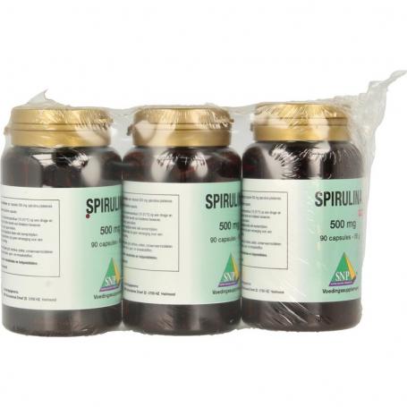 Spirulina 500mg puur aktief 2 + 1 van SNP