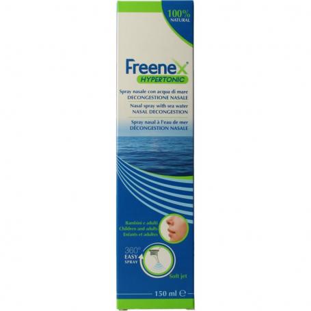 Seawater hypertonic nasal spray van Freenex