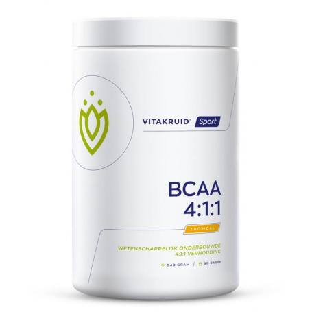 Vitakruid BCAA 4:1:1 l-leucine, l-isoleucine & l-valine (540 gram) van Vitakruid