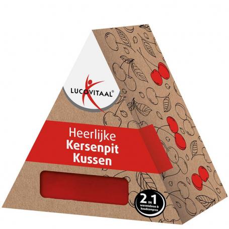 Kersenpit kussen vierkant van Lucovitaal