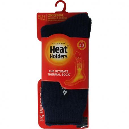 Ladies original socks 37-42 navy blue van Heat Holders