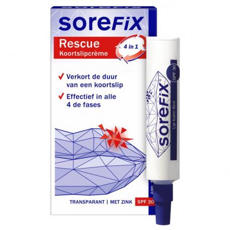 Rescue koortslipcreme van Sorefix