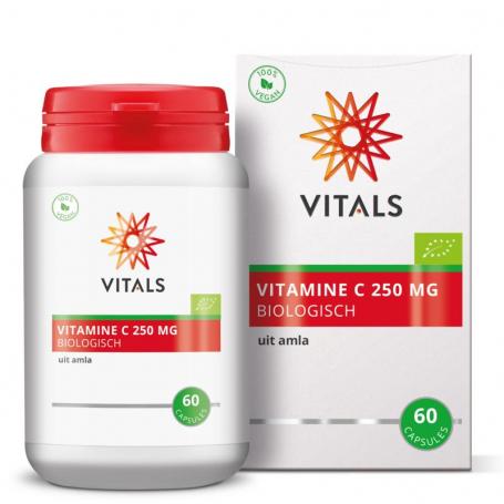 Vitals Vitamine C 250mg bio (60 capsules) van Vitals
