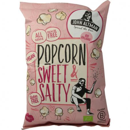 Popcorn sweet & salty bio van John Altman