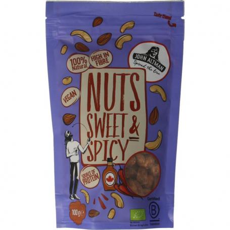 Mixed nuts sweet & spicy bio van John Altman