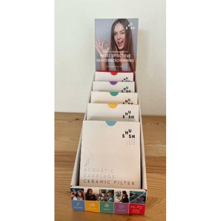Oordoppen display van Shush
