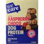 High protein bars raspberry choco van Wecare
