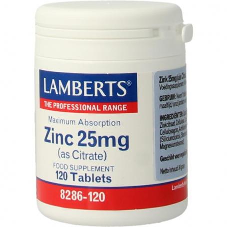 Zink citraat 25mg van Lamberts