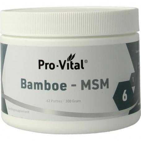 Bamboe - MSM 2.0 van Pro-Vital