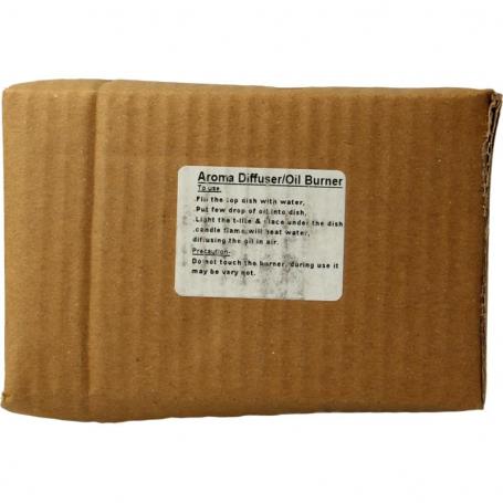 Wierook en olie verdamper zwart zeepsteen van Volatile