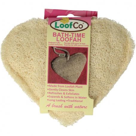 Douche en bad spons hartje bio van Loofco