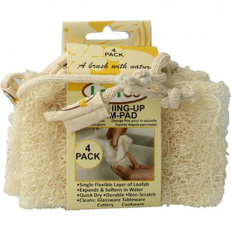 Schoonmaakspons loofah dun bio van Loofco