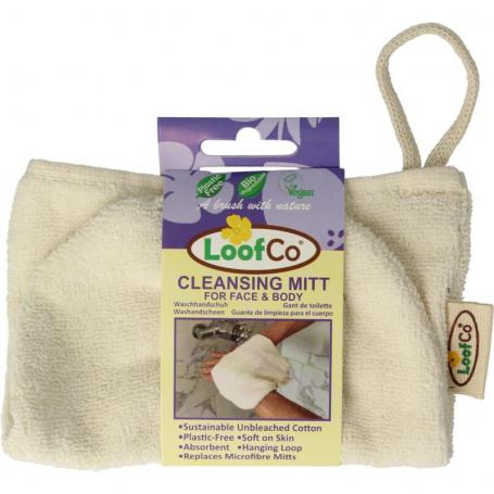 Washandje ongebleekt katoen bio van Loofco