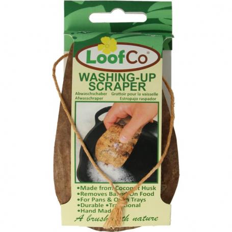 Afwasschraper uit kokos bio van Loofco