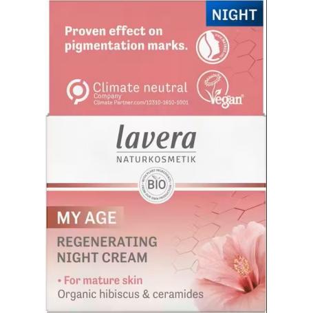 My age night cream regeneration Duitstalig bio van Lavera